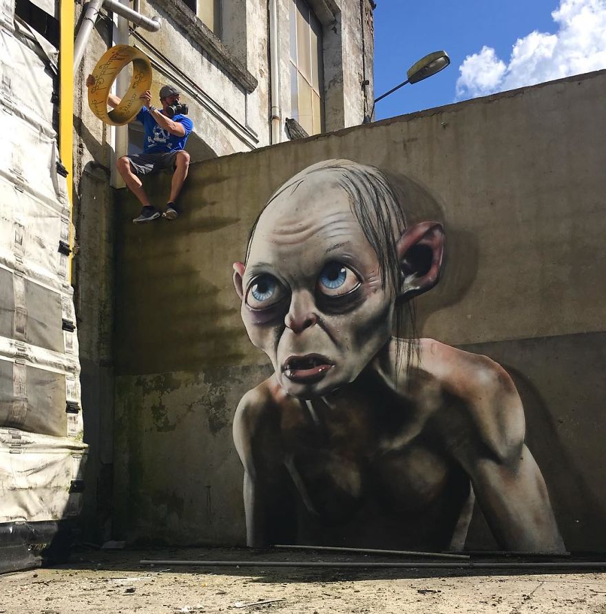 The Graffiti Of This French Street Artist Seems To Come Alive And Come Off The Walls