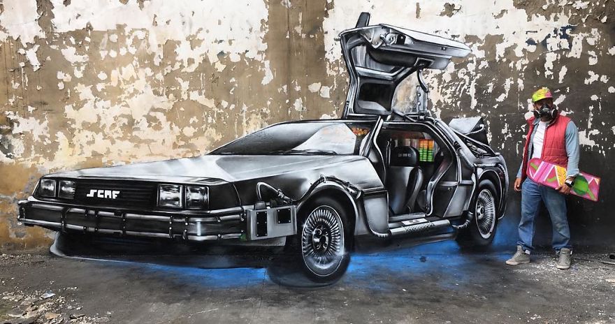 The Graffiti Of This French Street Artist Seems To Come Alive And Come Off The Walls