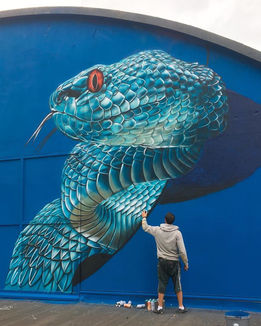 The Graffiti Of This French Street Artist Seems To Come Alive And Come Off The Walls