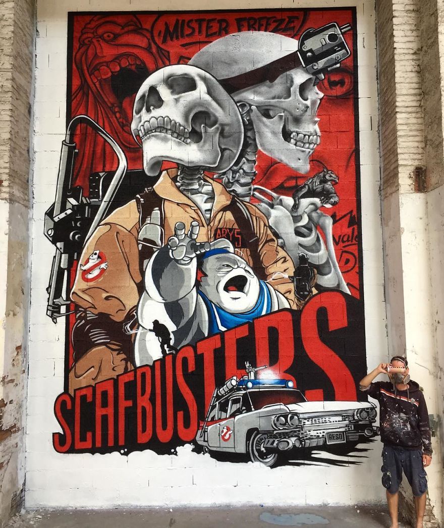 The Graffiti Of This French Street Artist Seems To Come Alive And Come Off The Walls