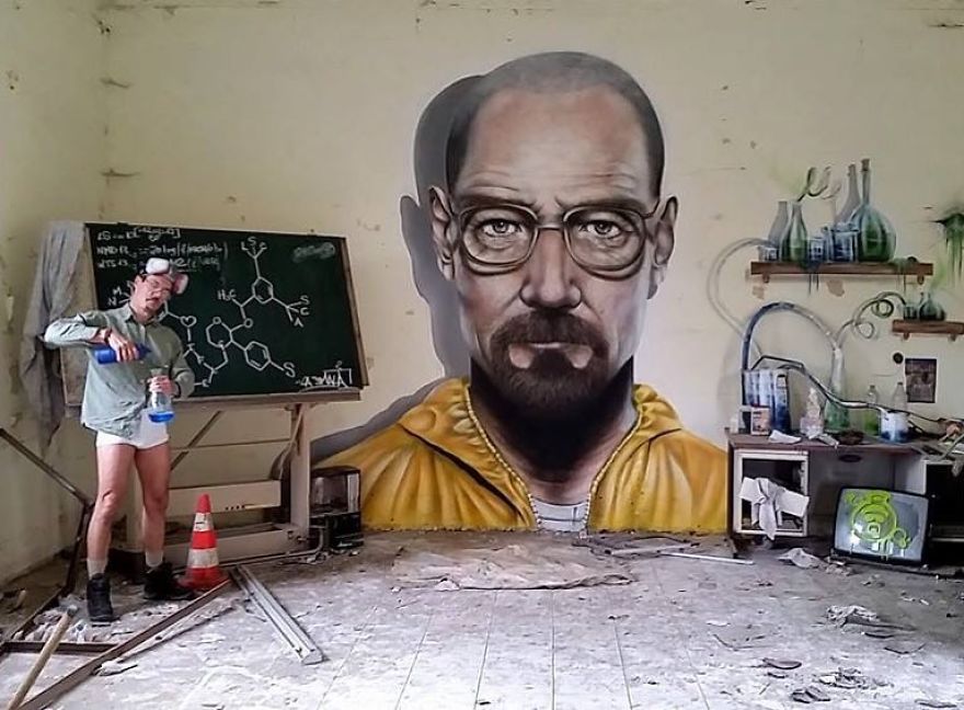 The Graffiti Of This French Street Artist Seems To Come Alive And Come Off The Walls