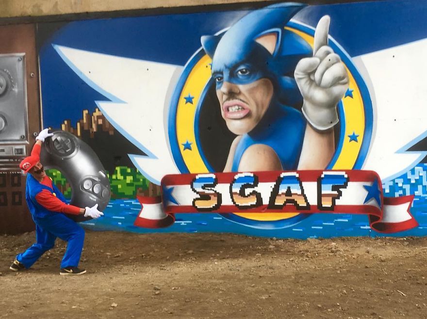 The Graffiti Of This French Street Artist Seems To Come Alive And Come Off The Walls