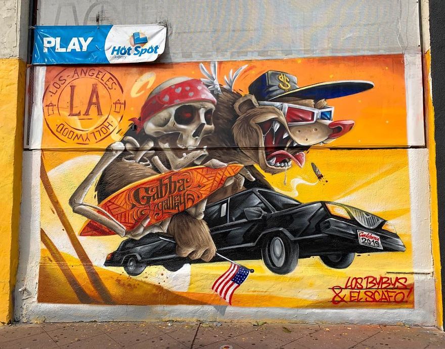 The Graffiti Of This French Street Artist Seems To Come Alive And Come Off The Walls