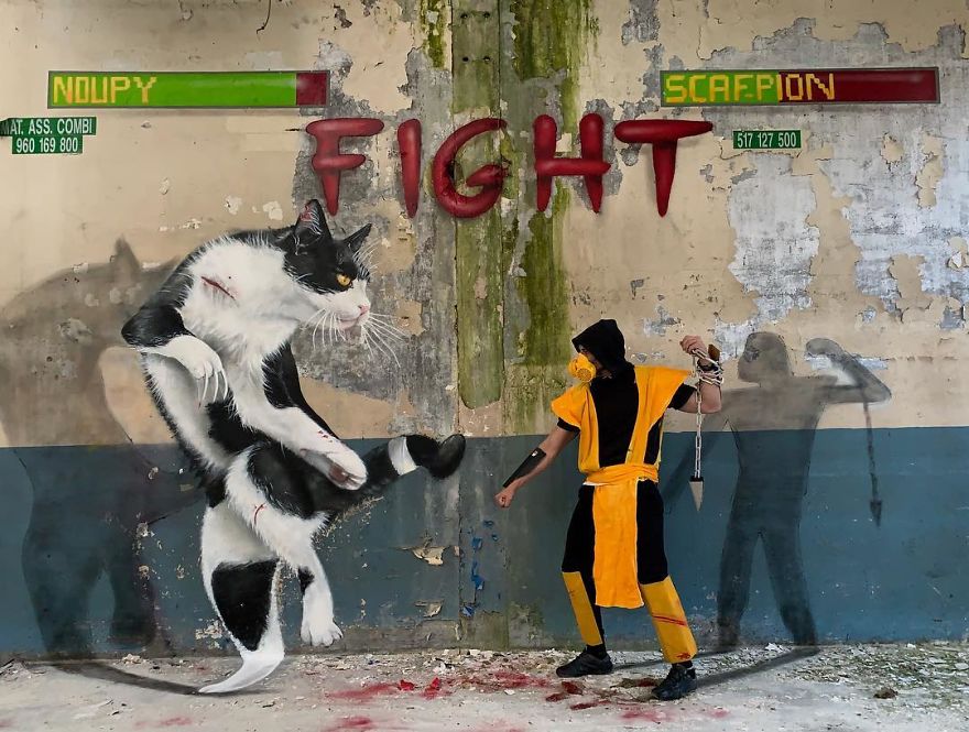 The Graffiti Of This French Street Artist Seems To Come Alive And Come Off The Walls