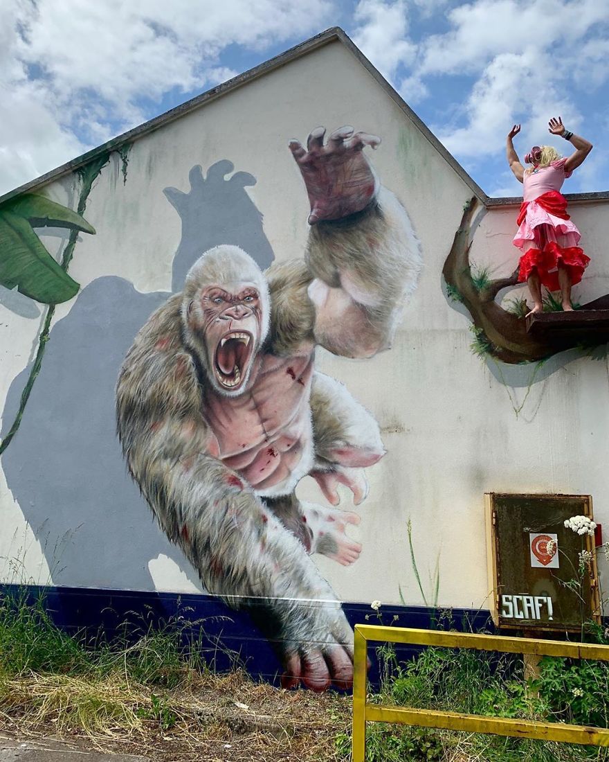 The Graffiti Of This French Street Artist Seems To Come Alive And Come Off The Walls