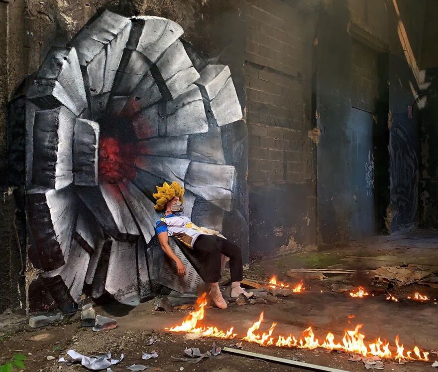 The Graffiti Of This French Street Artist Seems To Come Alive And Come Off The Walls