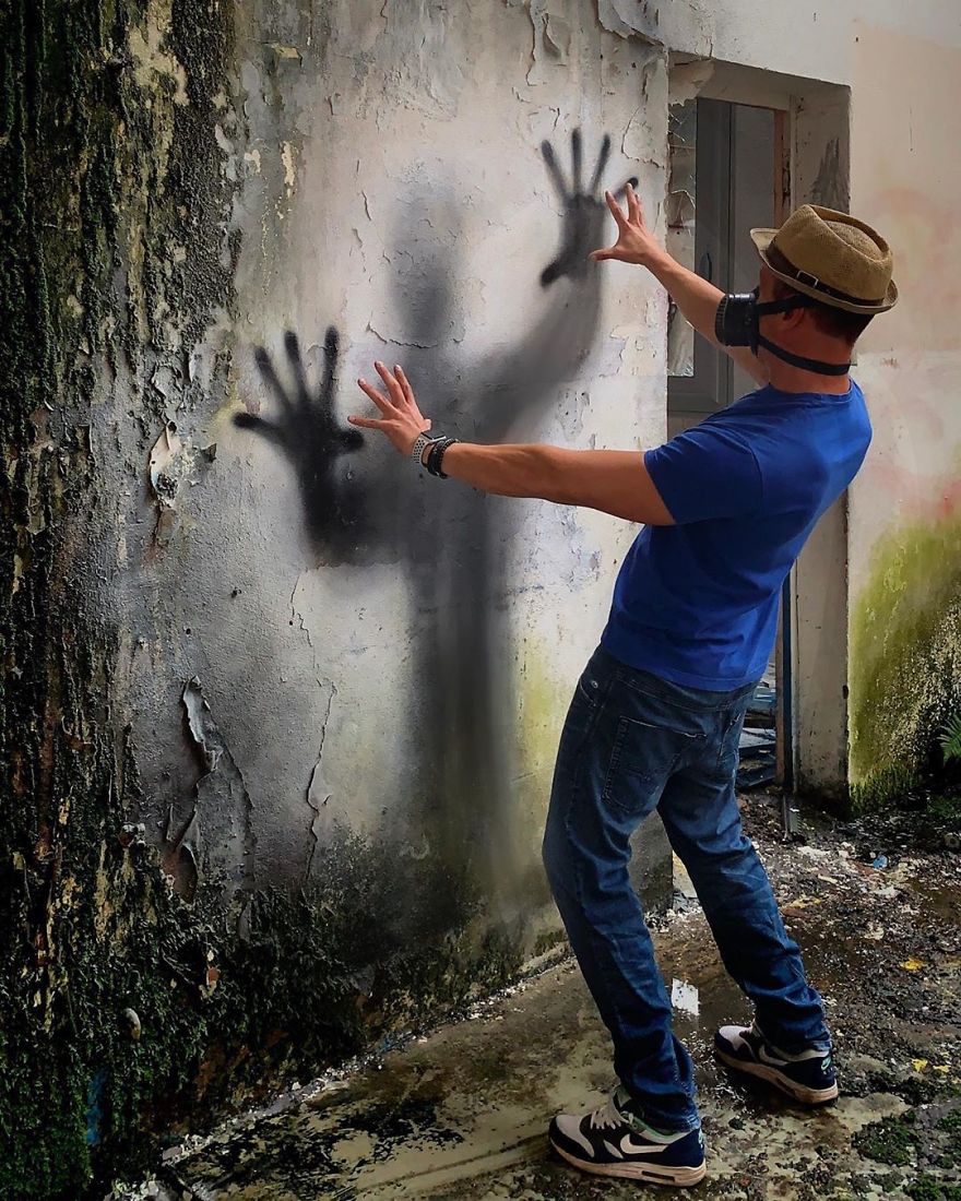 The Graffiti Of This French Street Artist Seems To Come Alive And Come Off The Walls
