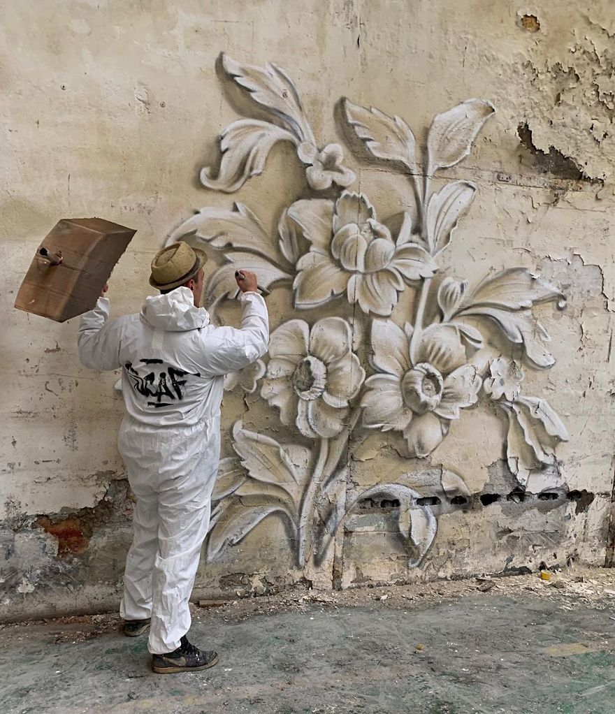 The Graffiti Of This French Street Artist Seems To Come Alive And Come Off The Walls