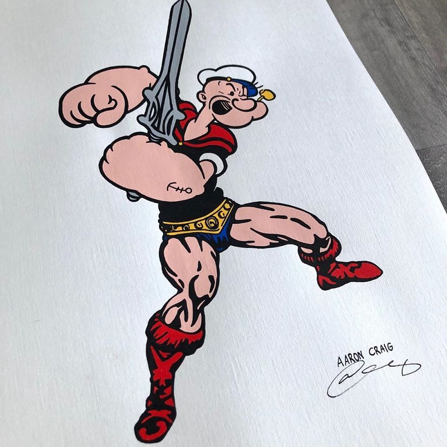 This Artist Makes Incredible Mixes Of Characters From Pop Culture