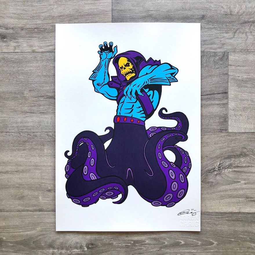 This Artist Makes Incredible Mixes Of Characters From Pop Culture