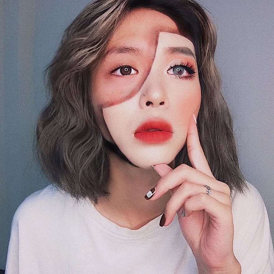 Self-Taught-Makeup-Artist-Optical-Illusions-Hoa-Trang