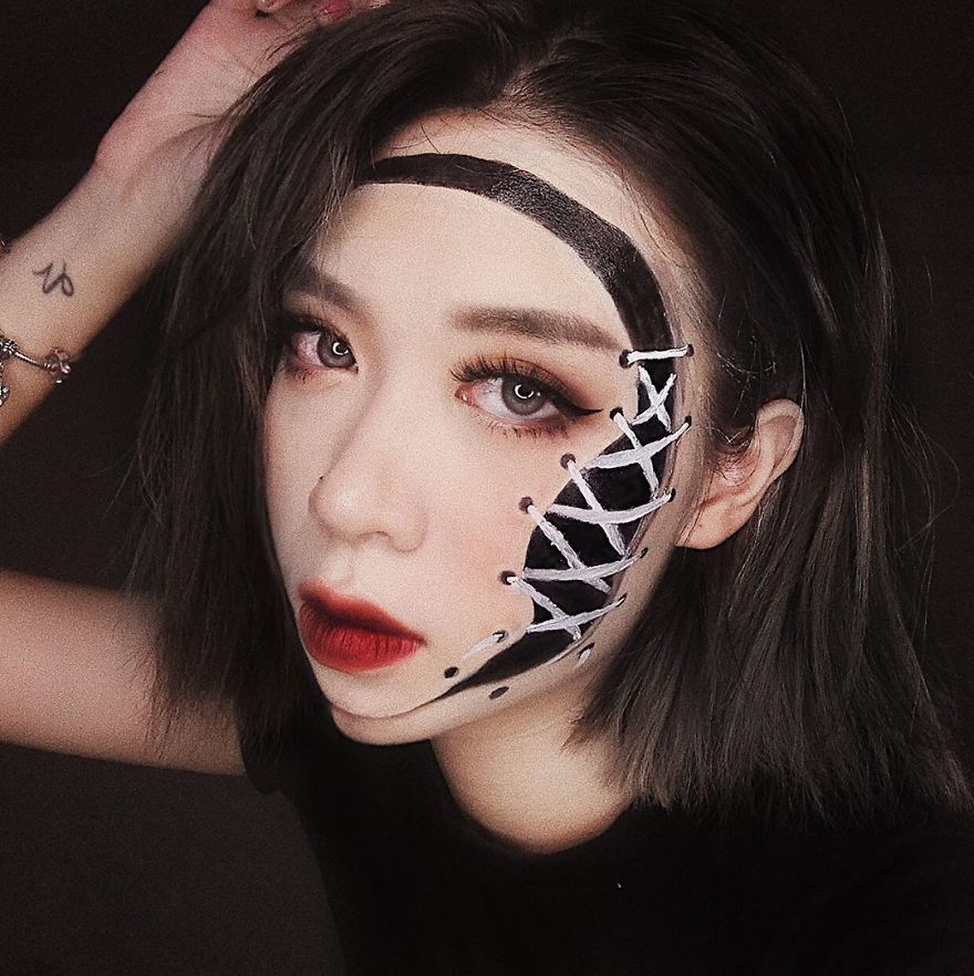 Self-Taught-Makeup-Artist-Optical-Illusions-Hoa-Trang
