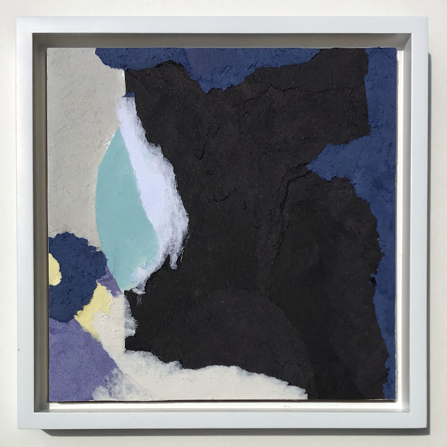 Artist Finds Catharsis Making Torn Paper Collages Artist Finds Catharsis Making Torn Paper Collages