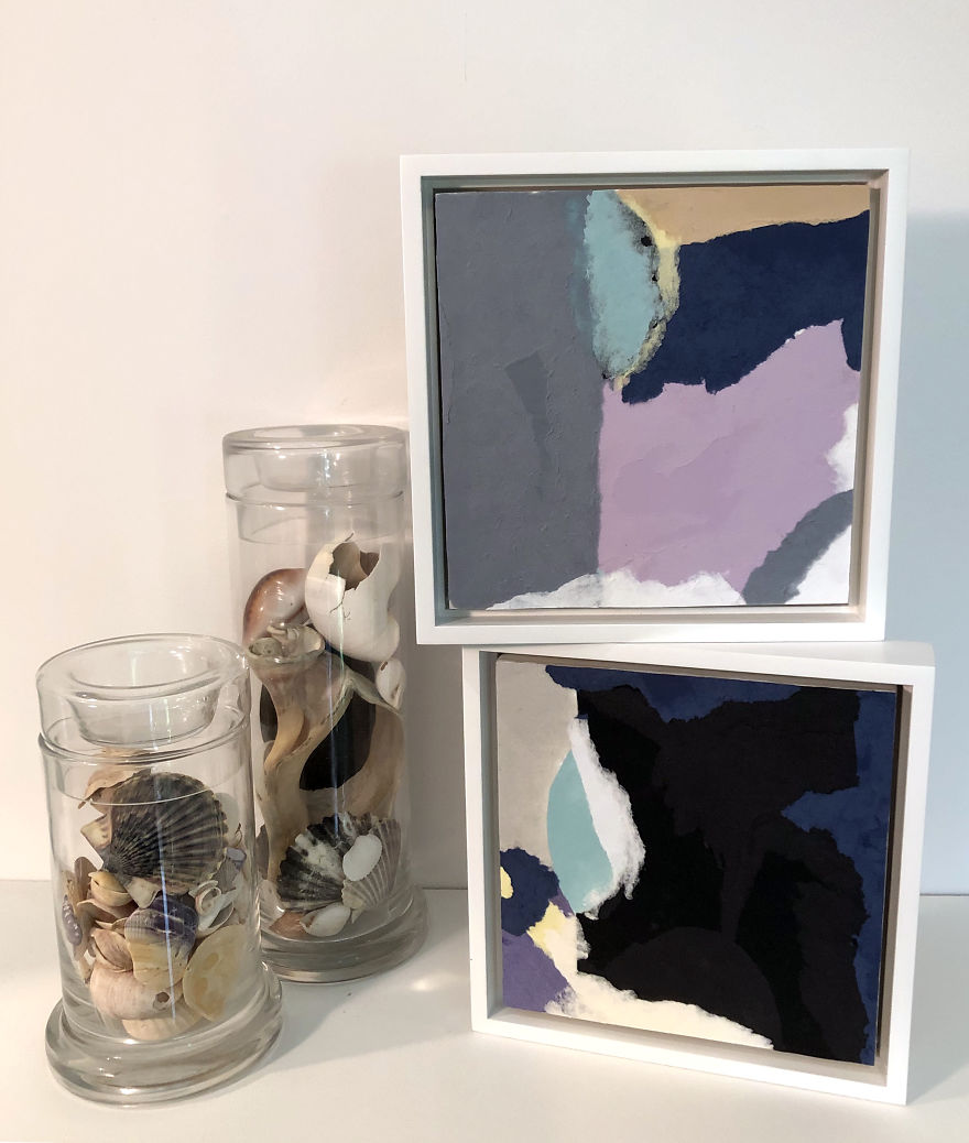 Artist Finds Catharsis Making Torn Paper Collages Artist Finds Catharsis Making Torn Paper Collages