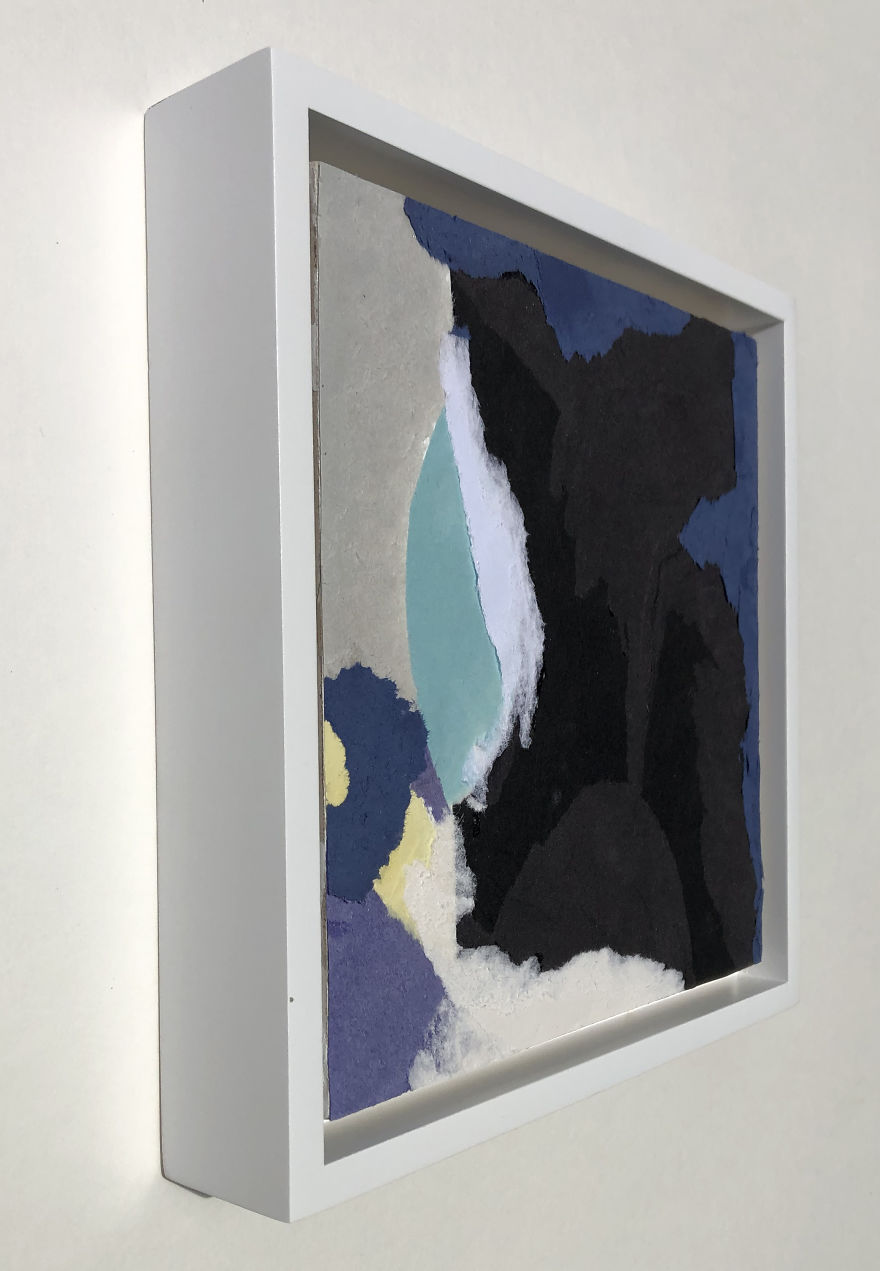 Artist Finds Catharsis Making Torn Paper Collages Artist Finds Catharsis Making Torn Paper Collages