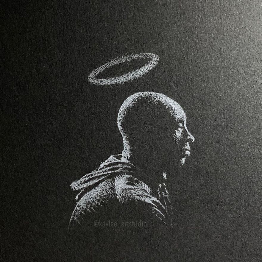 When White Pencil Meets Black Paper…