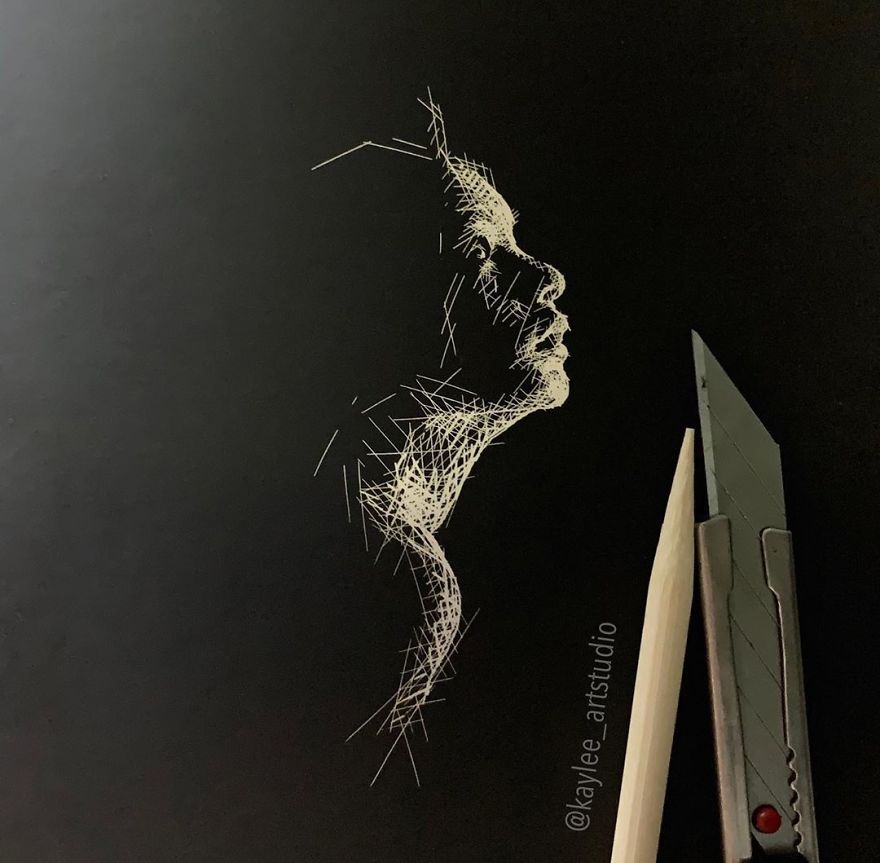 When White Pencil Meets Black Paper…