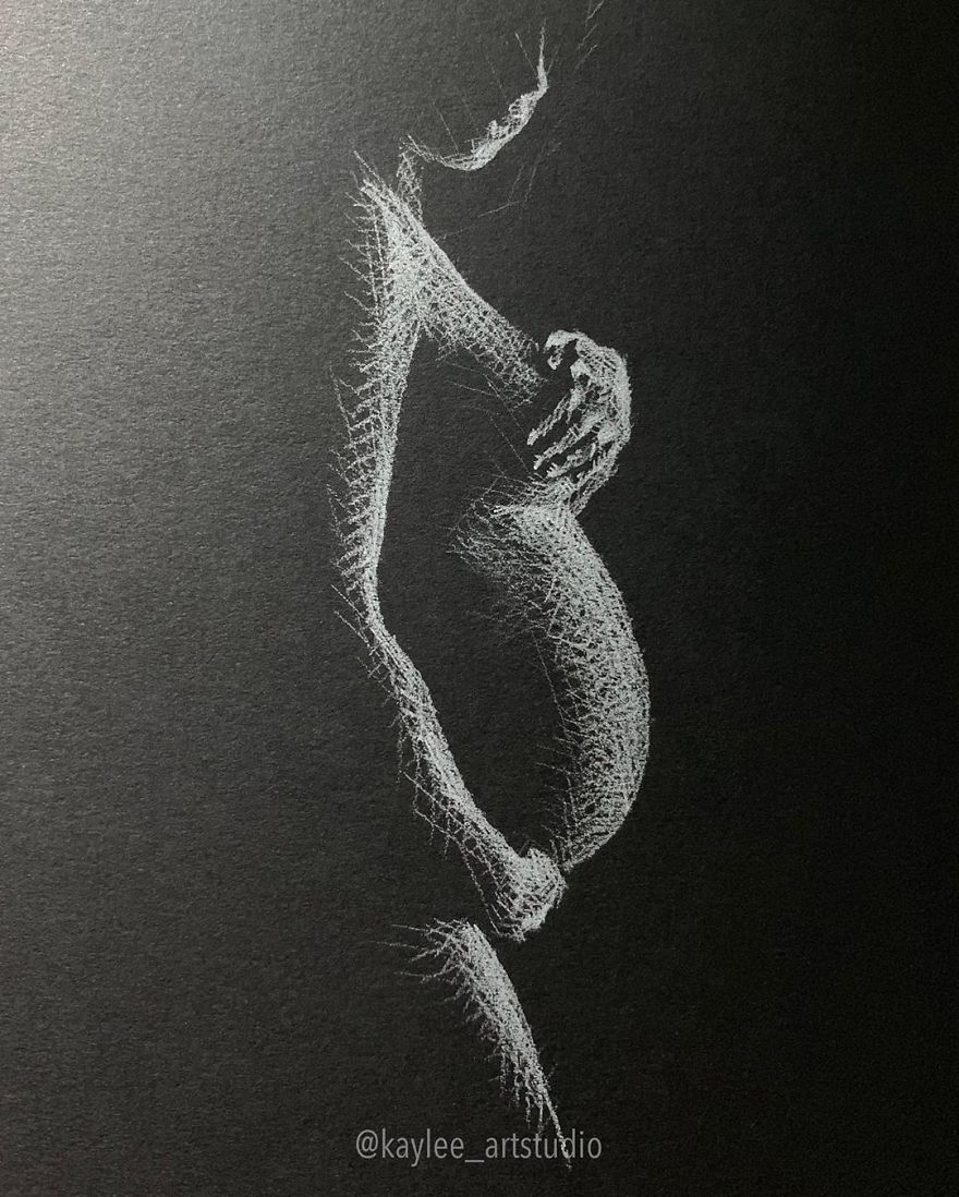 When White Pencil Meets Black Paper…