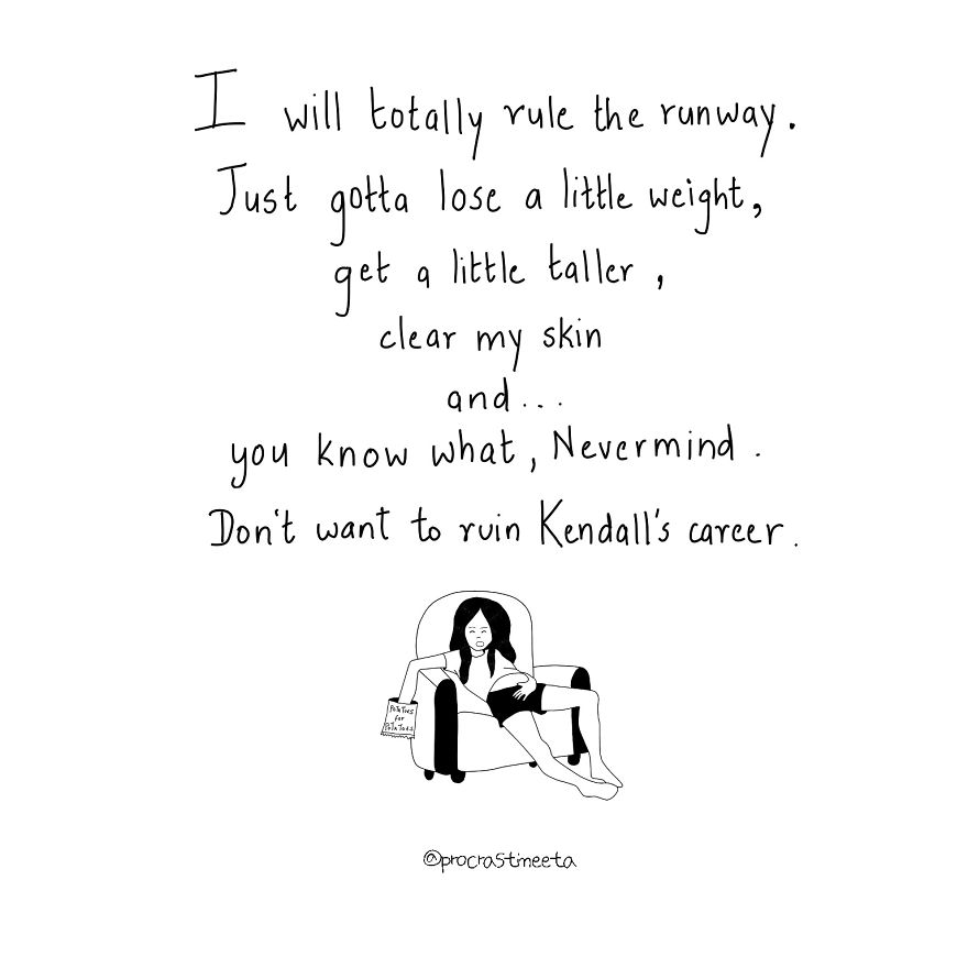 Kendall’s Lucky That I’m Lazy