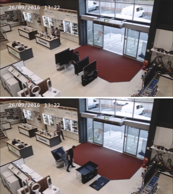 Shopper Knocks Over 4 TV's Worth $7,000