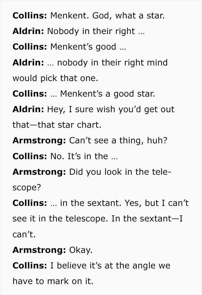 Tumblr User Shows Real And Hilarious Conversations Apollo 11 Astronauts Had Tumblr User Shows Real And Hilarious Conversations Apollo 11 Astronauts Had