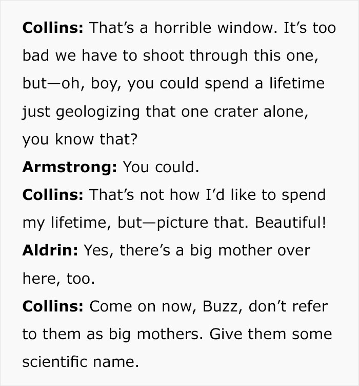 Tumblr User Shows Real And Hilarious Conversations Apollo 11 Astronauts Had Tumblr User Shows Real And Hilarious Conversations Apollo 11 Astronauts Had