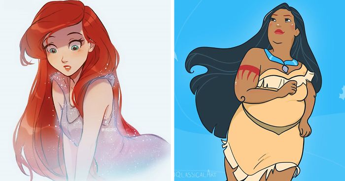 40 Disney Heroines Like We’ve Never Seen Them Before