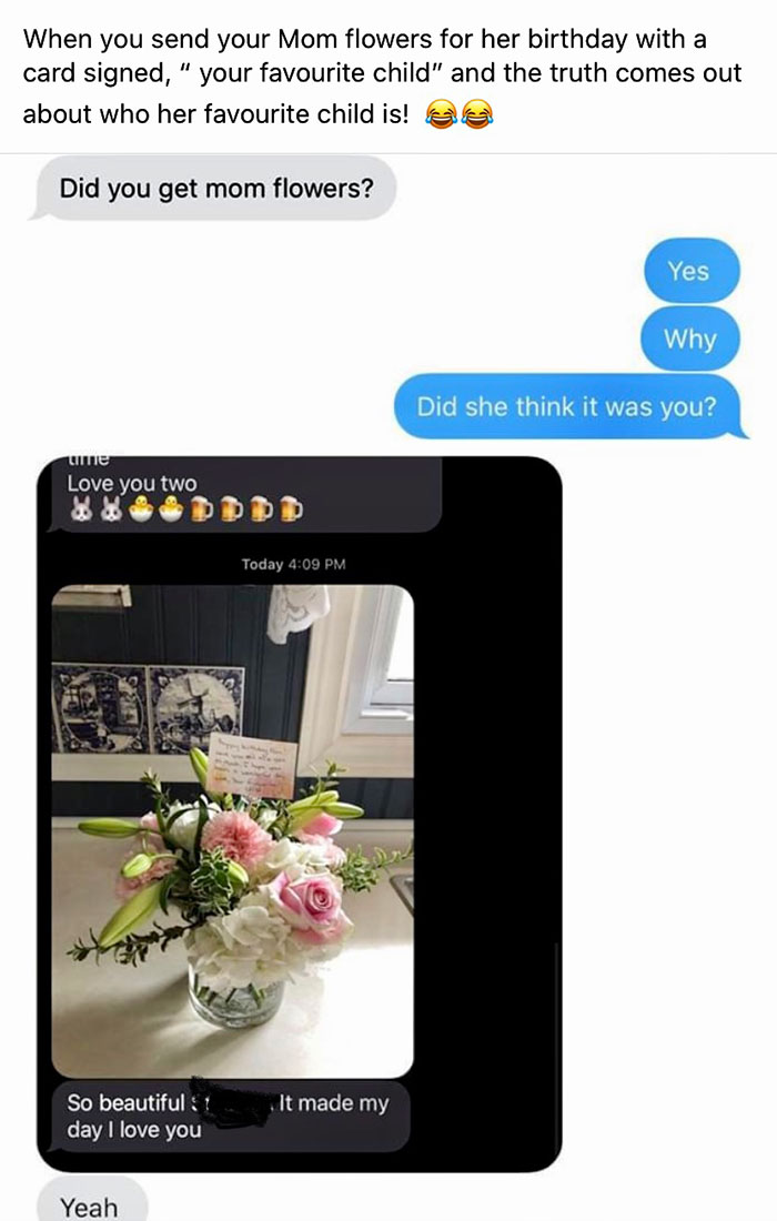 Now We Know Who The Favorite Child Is