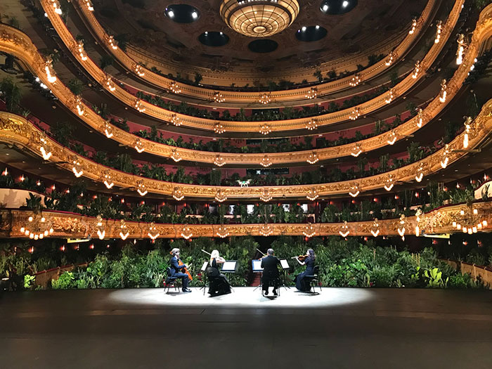 Barcelona Opera House Reopens With A Performance In Front Of A Majestic Crowd Of 2,292 Plants