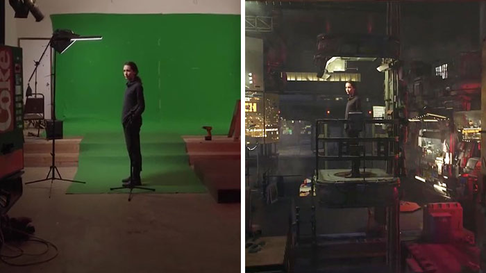 Filmmaker Showcases The Power Of Green Screens By Comparing The Behind-The-Scenes And The Final Cut Of His Series