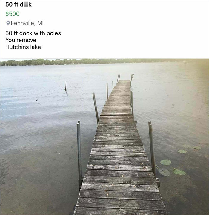 For Sale: 50 Foot D**k