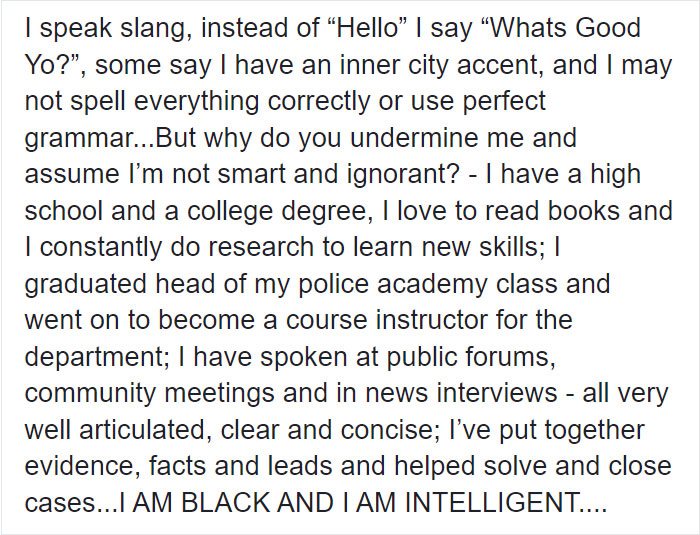 Black Police Officer Asks People To Stop Hating On Him In A Heartbreaking Post Black Police Officer Asks People To Stop Hating On Him In A Heartbreaking Post