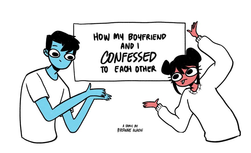 Girl Illustrates The 15 Steps It Took For Her And Her BF To Confess Their Feelings To Each Other And Start Dating Girl Illustrates The 15 Steps It Took For Her And Her BF To Confess Their Feelings To Each Other And Start Dating