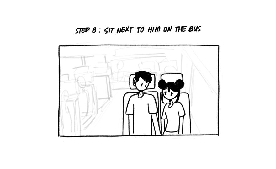 Girl Illustrates The 15 Steps It Took For Her And Her BF To Confess Their Feelings To Each Other And Start Dating