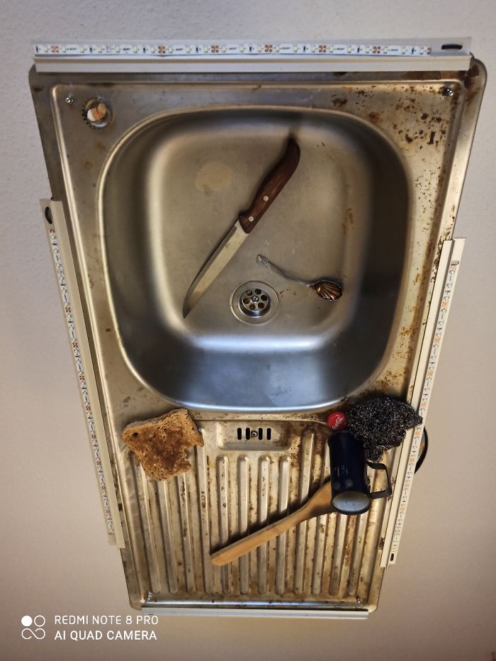 Let Me Show You Our Kitchen Lamp. Yes, This Piece Of Toast Is Real