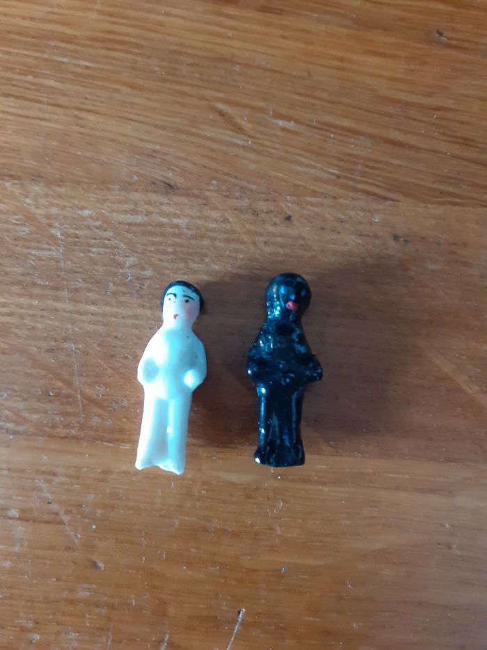 Not So Weird But Kind Of Creepy And Cute. They're About 200 Years Old