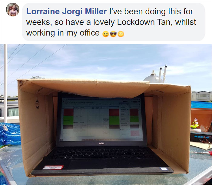 Man Comes Up With A Cheap Idea To Protect Laptops From The Sun And It Actually Works Man Comes Up With A Cheap Idea To Protect Laptops From The Sun And It Actually Works
