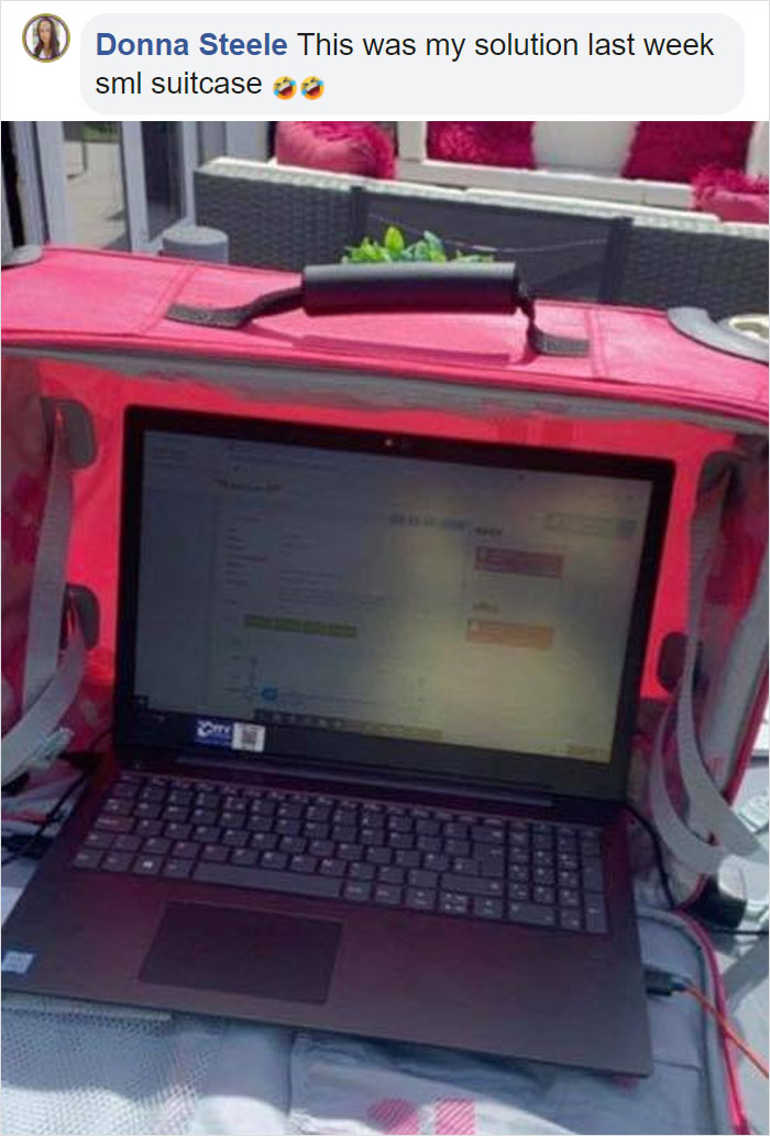 Man Comes Up With A Cheap Idea To Protect Laptops From The Sun And It Actually Works Man Comes Up With A Cheap Idea To Protect Laptops From The Sun And It Actually Works