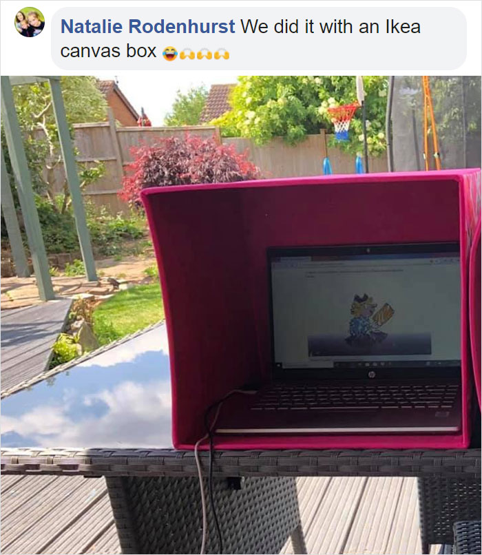 Man Comes Up With A Cheap Idea To Protect Laptops From The Sun And It Actually Works Man Comes Up With A Cheap Idea To Protect Laptops From The Sun And It Actually Works