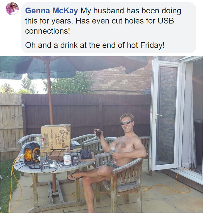 Man Comes Up With A Cheap Idea To Protect Laptops From The Sun And It Actually Works Man Comes Up With A Cheap Idea To Protect Laptops From The Sun And It Actually Works