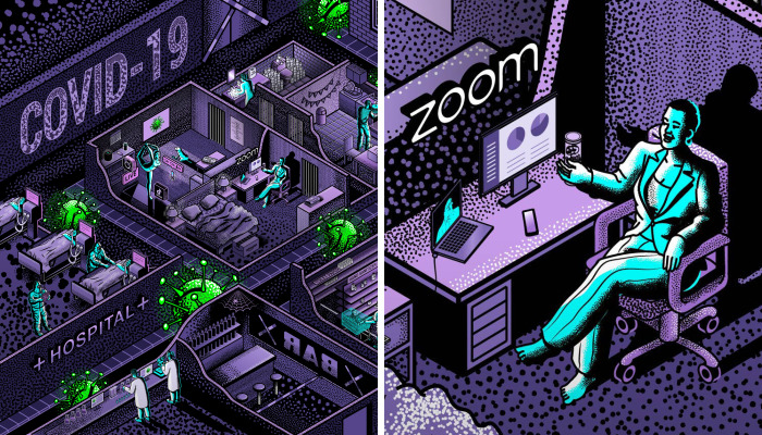 I Created This Art Piece Inspired By Covid-19