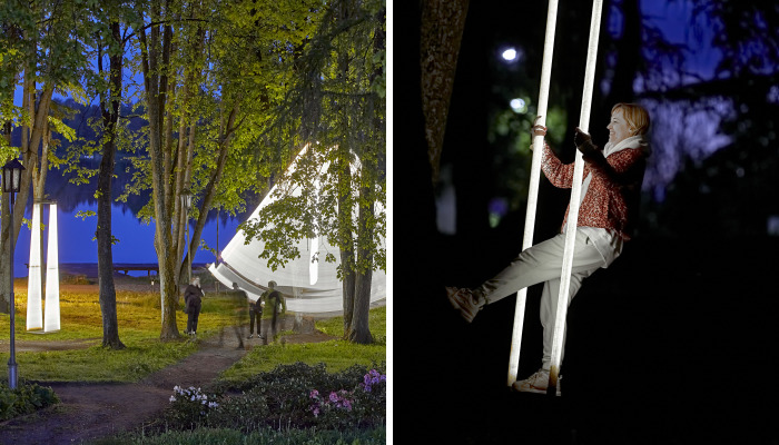 We Photographed The Swing Park Installed In Trakai, Lithuania