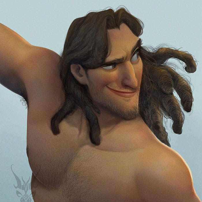 This Artist’s Realistic Digital Paintings Of Disney Characters Seem To Come To Life (12 Pics)