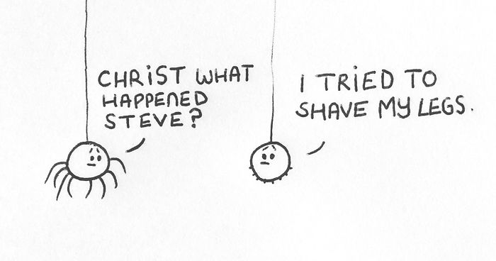 I Create Simple Doodles To Tell Short, Funny Stories (35 Pics)