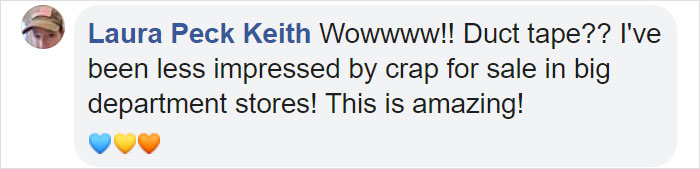 Teen Spent 400 Hours Making A COVID-Themed Prom Dress Using 750 Meters Of Colored Duct Tape For A Duck Brand Scholarship Contest