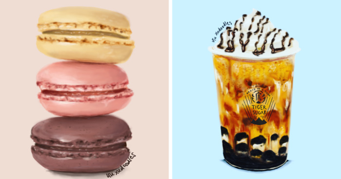 I Draw Hyperrealistic Pictures Of Foods I Like