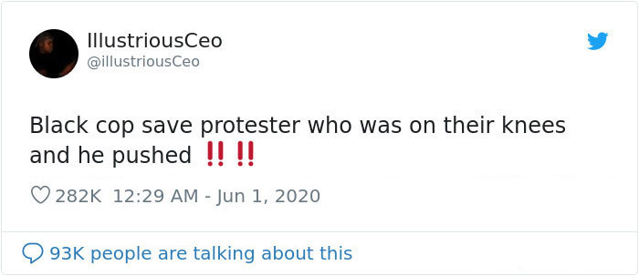 After A Cop Pushed A Kneeling Woman, Black Female Police Officer Stands Up For Her After A Cop Pushed A Kneeling Woman, Black Female Police Officer Stands Up For Her