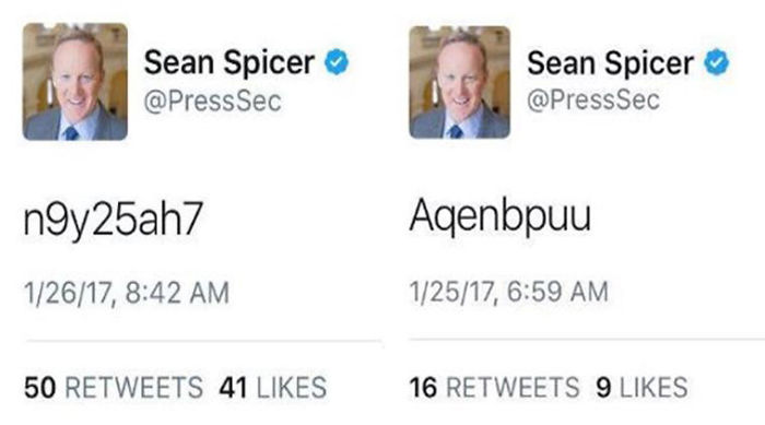 Throwback To When The White House Secretary Posted His Password Publicly 2 Days In A Row