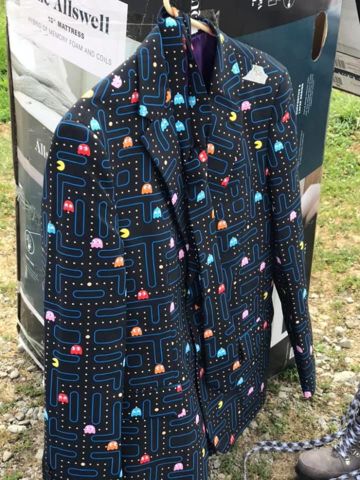 Hey, Who Needs A Pac Man Leisure Suit? Found This Past Weekend At A Flea Market In Ky