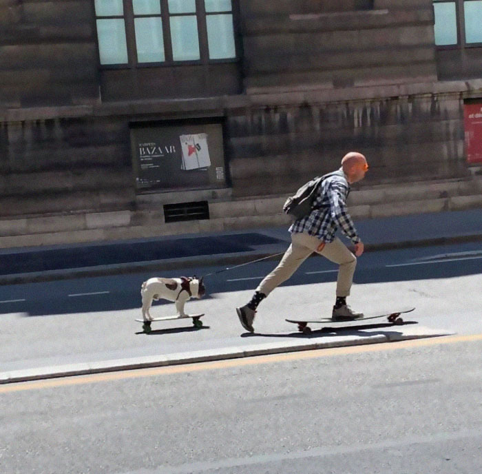 I Was Having A Walk In Paris Yesterday When I Saw This! 12/10 Sk8er Boi